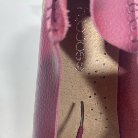 Burgundy Leather Slip-On Moccasins - Picture 5 of 6